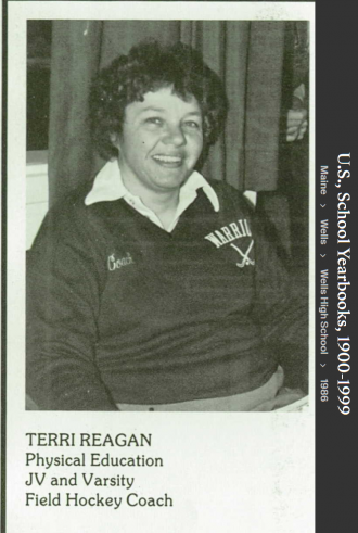 Terri Jean Daly-Regan--U.S., School Yearbooks, 1900-1999(1986)Teacher phys. Ed -c