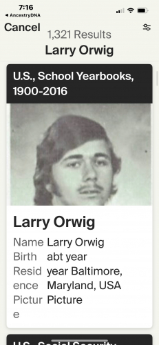 Lawrence W Orwig