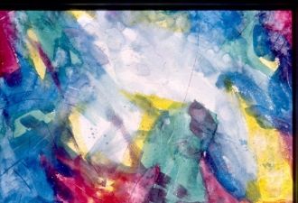 Color Abstract - Watercolr by Fred Halkett