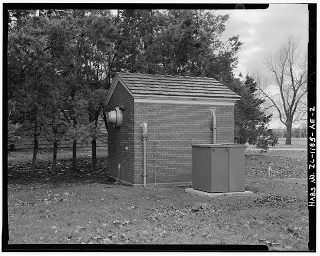 View from northeast - Chanute Air Force Base, Utility...