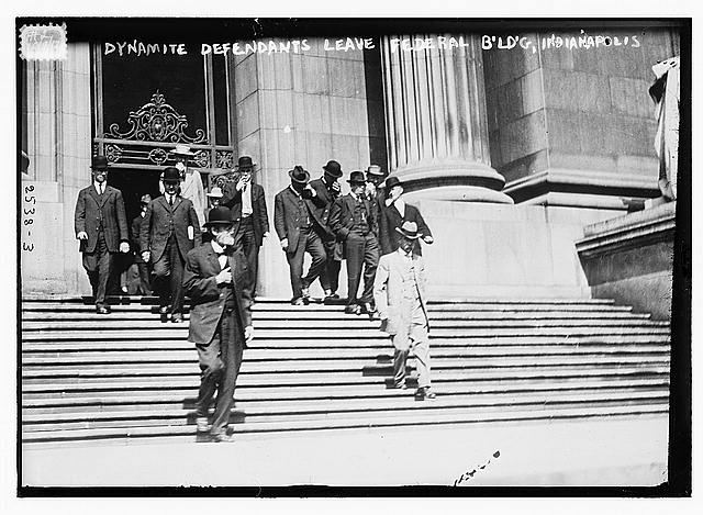 Dynamite defendants leave Federal Bldg. Indianapolis
