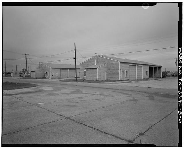 6. General view of Building 1929 (far left) to Building...