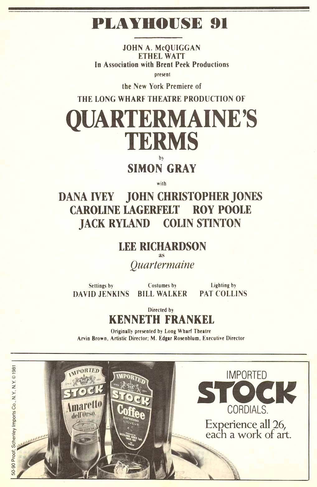 Lee Richardson Playbill