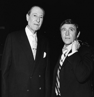 Arthur Treacher and Merv Griffin