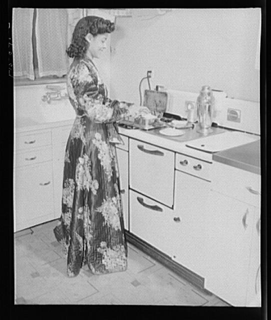 Washington, D.C. Jewal Mazique [i.e. Jewel], worker at...