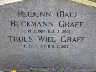 A photo of Reidunn "Rae" Buckmann Graff