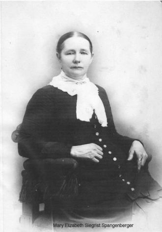 Siegrist, Mary Elizabeth Spangenberger