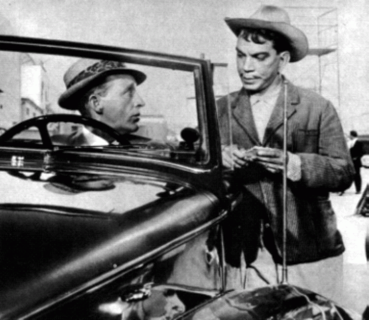 "Cantinflas" Mario Moreno with Bing Crosby