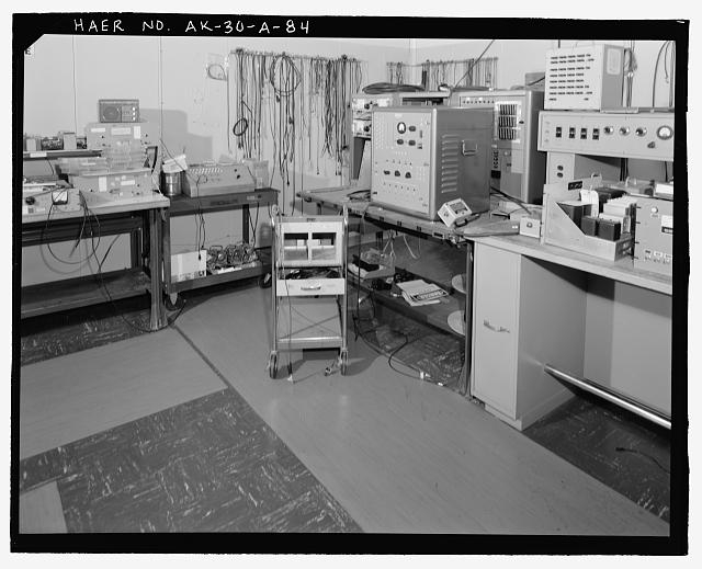 84. View of specialized maintenance shop in transmitter...