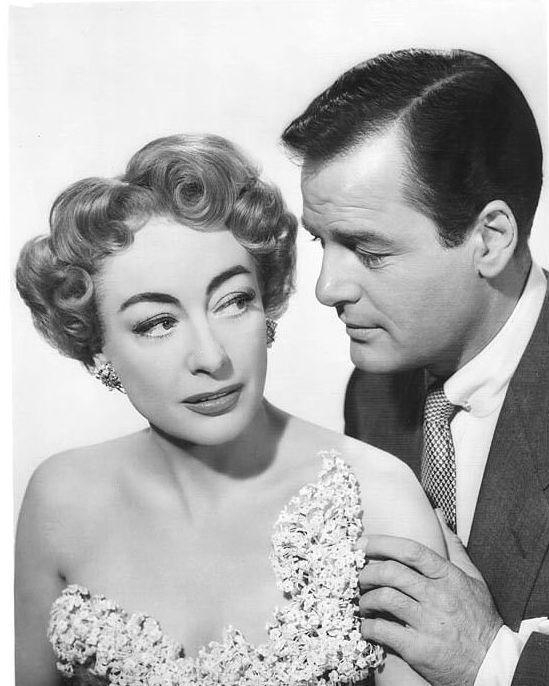 Joan Crawford and Gig Young.