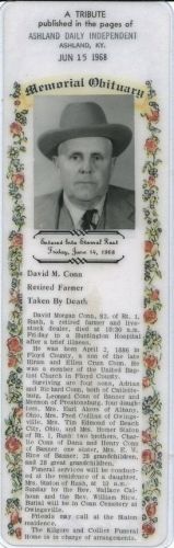 Obit. David Morgan Conn