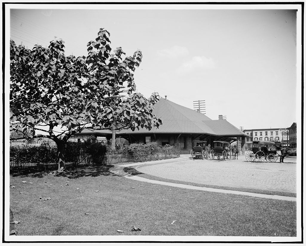 [N.Y. Central Railway station, Tarrytown, N.Y.]