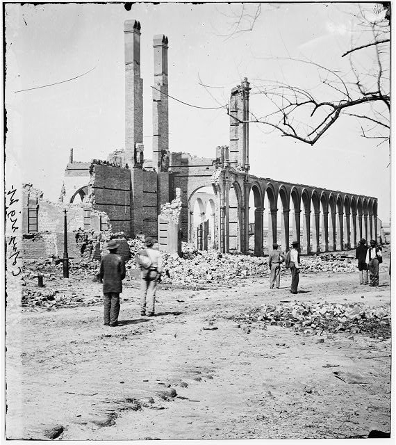[Charleston, S.C. Ruins of the North Eastern Railroad depot]