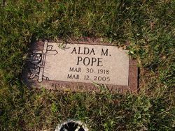 Alda M Pope Gravesite