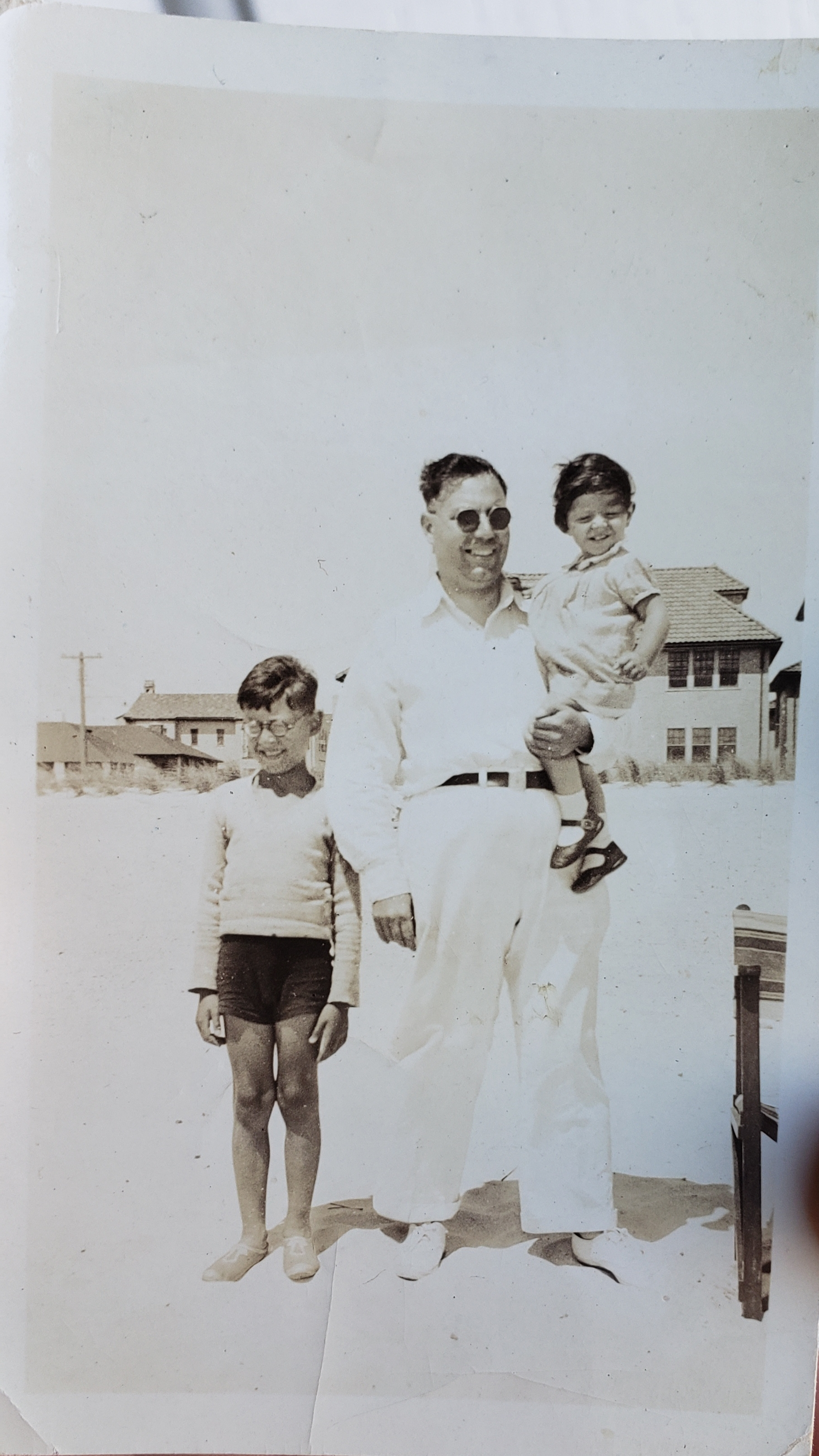 John Rosario Consentino with his Children Jean & Robert(BOB) About 1936-1937