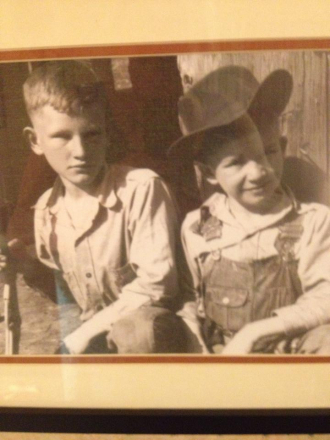Elzie Mack Higgerson and Cecil "Pete" Higgerson, brothers 