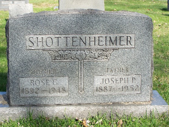 Rose C and Joseph P. Schottenheimer Gravesite