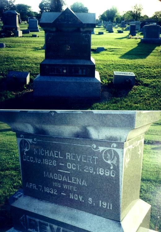 Michael and Magdalena Revert Tombstone