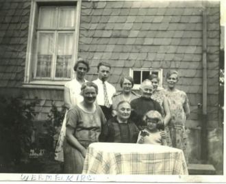 Clair Kirchner with German relatives