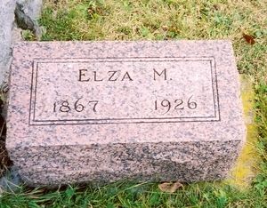Elza M. Brickley gravestone