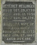Benedict & Barbara Mellinger Gravesite