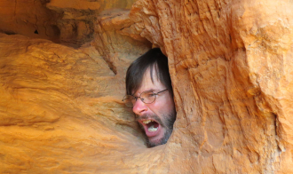 The stuck tourist 