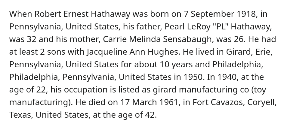 Robert Ernest Hathaway