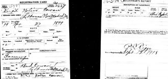 Virgil Nolan Cowan WWI Draft Registration