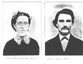 Marcius Sabinus Brown and Levena Caroline Vena Campbell