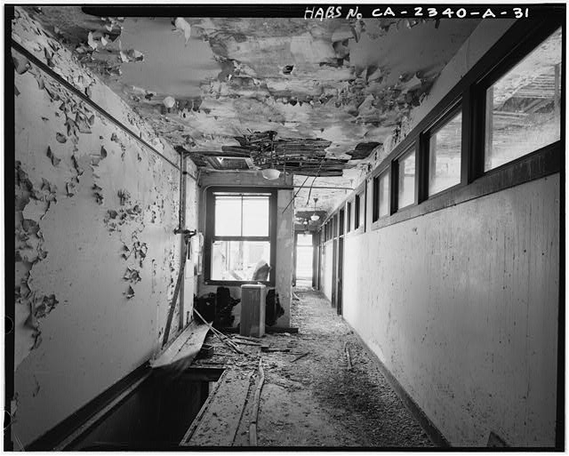 View of interior hall, second floor of American Railway...