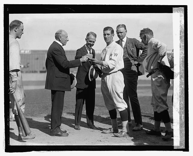 Presentation to Bucky Harris by Chamber of Commerce,...