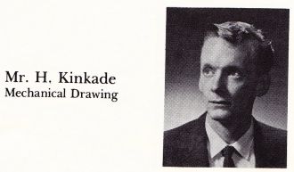 Mr. H. Kinkade - Mechanical Drawing Instructor
