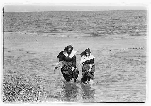 [Nuns clamming on Long Island]