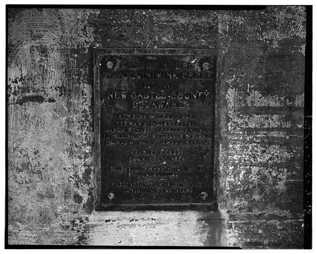 7. BRIDGE PLAQUE - Odessa Bridge, Spanning Appoquinimink...