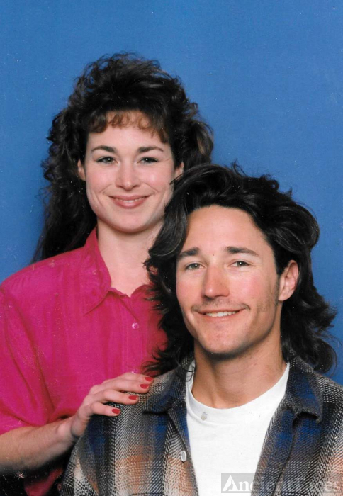 Sister and Brother Kristine Elizabeth (b.1971-living) and Brien Edward Smith (1970-lliving), late 1980's or 1990's