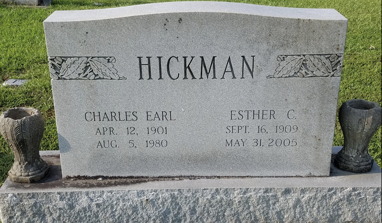 Esther C Hickman Gravesite