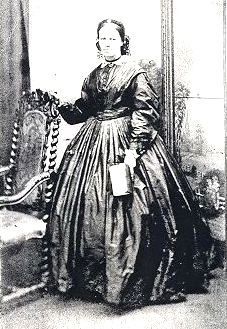English Woman holding book