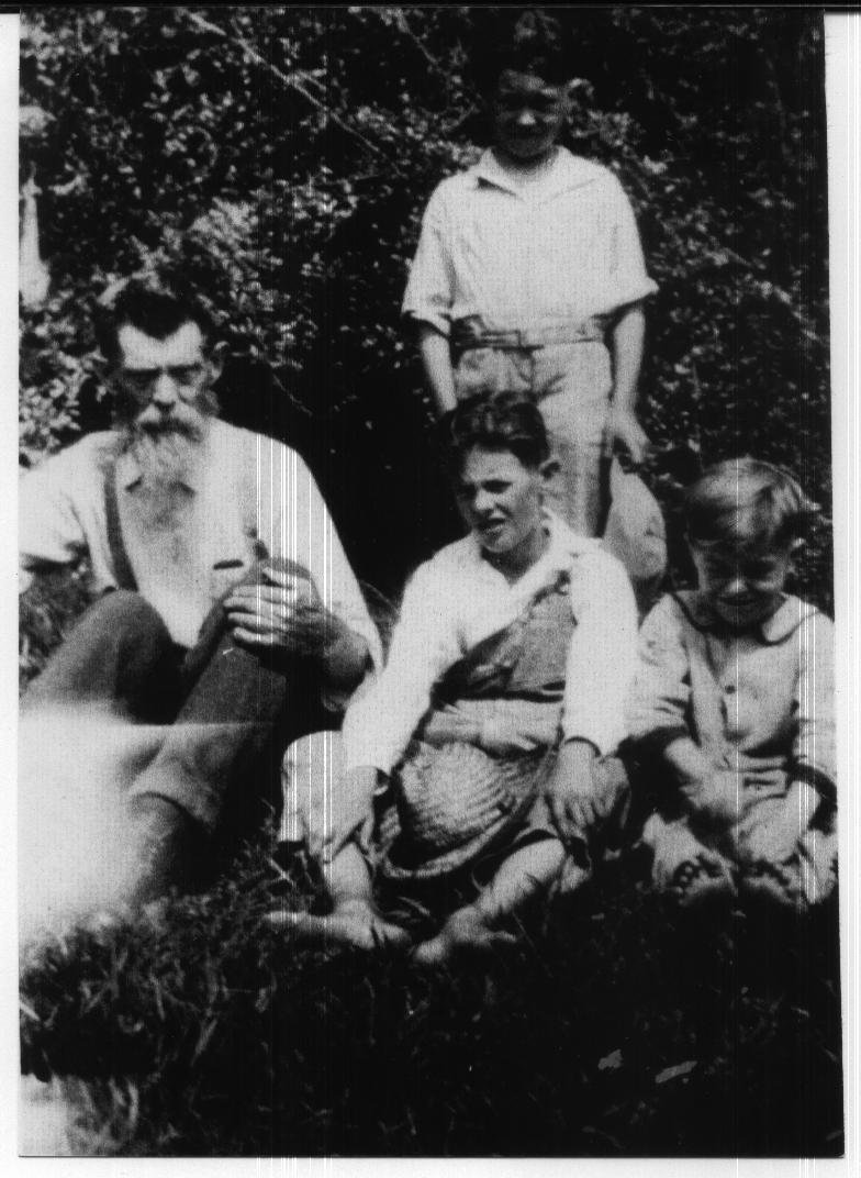 Greatgrandpa G.W. Parrott and grandsons