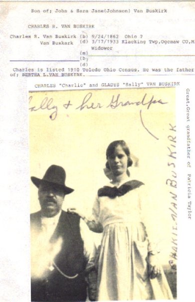 Charles R. VanBuskirk & Granddaughter, Gladys M. VanBuskirk
