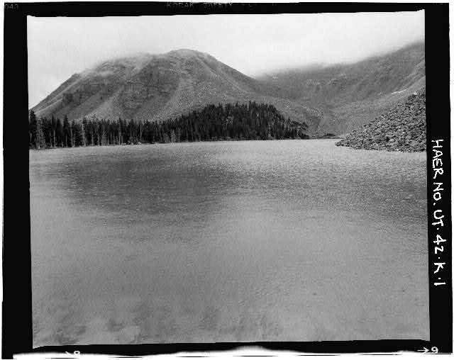 1. OVERALL VIEW OF MILK LAKE, LOOKING NORTHEAST - High...