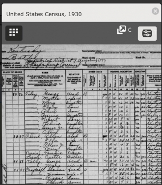 Riggs B Cracraft. 1930 Census