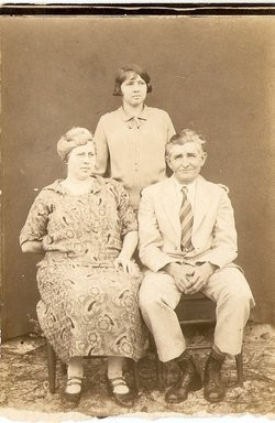 Uncle Elmer, Aunt Edith and daughter Gladys
