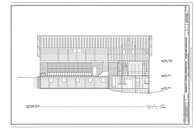 Section B-B - Kennecott Copper Corporation, Company Store...