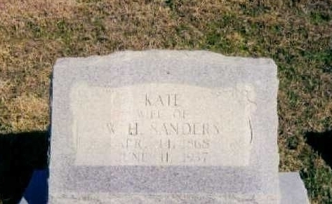 Kate Hollingsworth Sanders Gravesite