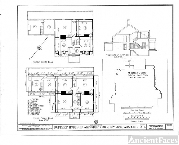 Habs Dc,wash,121- (sheet 1 Of 4) - Anton Ruppert House,