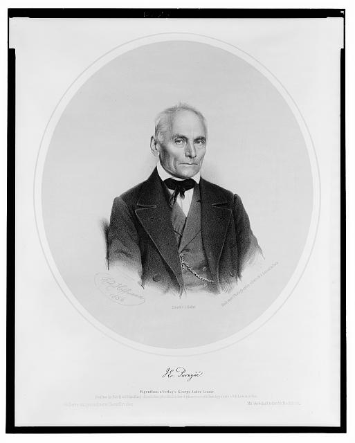 [Johannes Evangelista Purkinje, half-length portrait,...