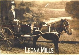 Leona Mills in Buggy