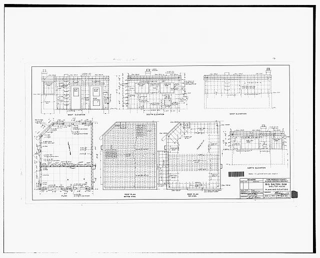 22. PLANS AND ELEVATIONS OF THE SHELTER HOUSE. DATED...