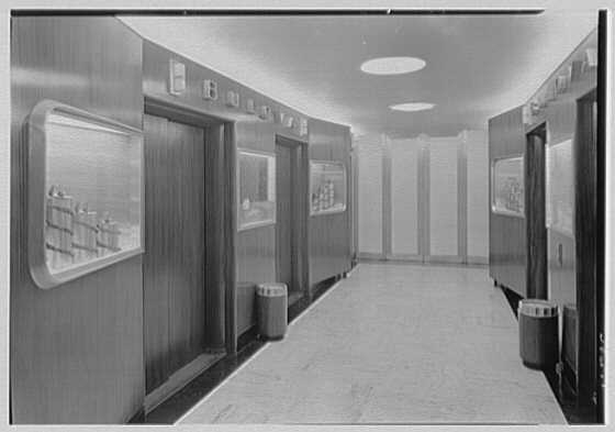 Bulova Watch Co., 630 5th Ave., New York City. Elevator...