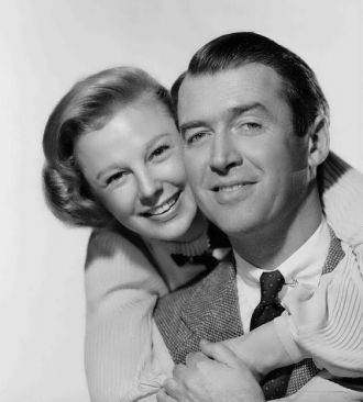 June Allyson and Jimmy Stewart.